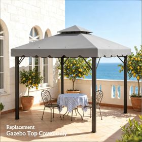 10' X 10' Gazebo Replacement Canopy Light Gray Model 84C-051 Or 84C-269 Outdoor Patio Pergola Cover