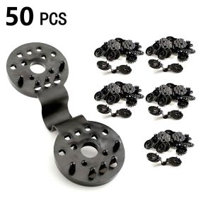 Plant shading net clip fasteners 50pcs, mesh fabric clip for tarpaulin fasteners, greenhouse shading net fence