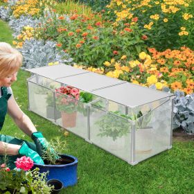 Polycarbonate Greenhouse for Outdoors in Winter (Color: as Pic)
