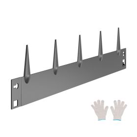 Steel Landscape Edging, 5 Packs 39 x 3 in Rust-Resistant Metal Landscape Edging, Bendable Garden Edging Border, Heavy Duty Lawn Edging (Color: Dark Gray, size: 39 x 3 inch)