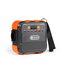 Flashfish 120W Portable Power Station, 98Wh/26400mAh Solar Generator Backup Power Battery Pack With AC/DC/Type-c/USB/Flashlight (Capacity: 98Wh 120W Power Station)